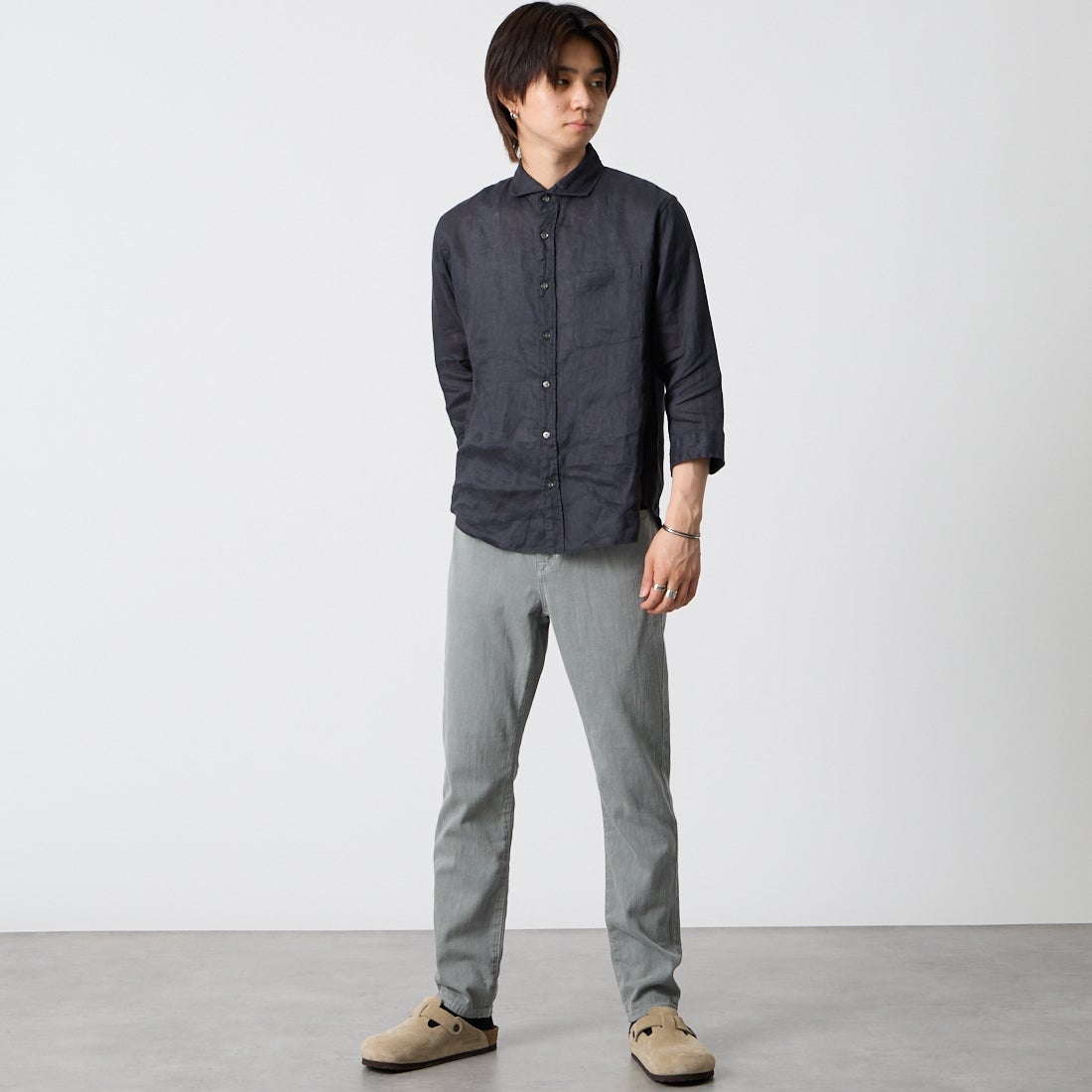 YANUK [ヤヌーク] テーパード Resort PHILIP [57261212] WMG &&モデル身長：177cm 着用サイズ：M&&