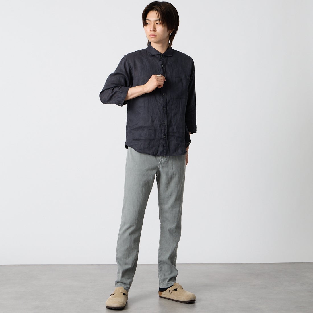 YANUK [ヤヌーク] テーパード Resort PHILIP [57261212] WMG &&モデル身長：177cm 着用サイズ：M&&