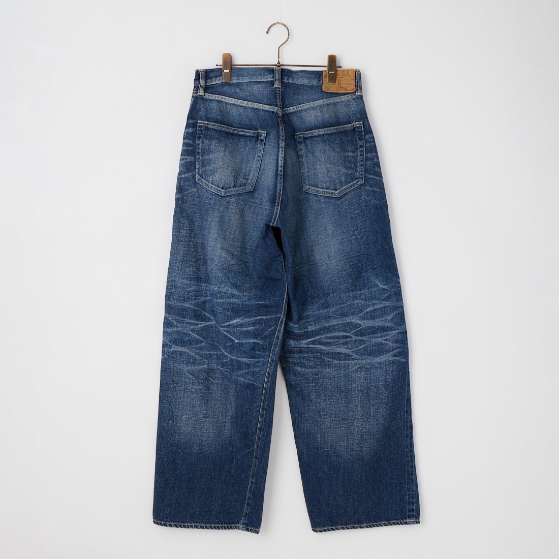 GOLD [ゴールド] 11.5oz 5ポケットワイドデニムパンツ [GL42621H] 128 NAVY