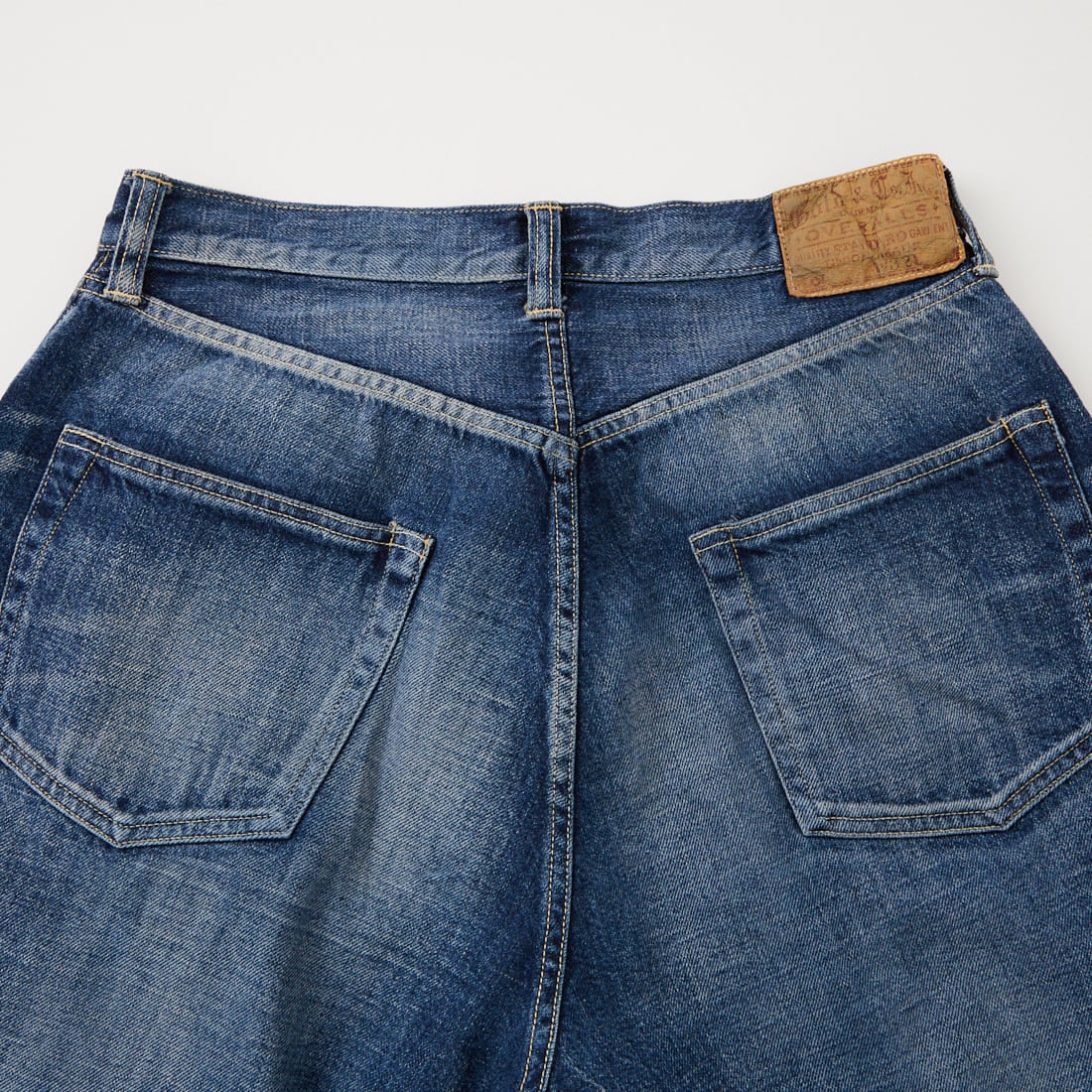GOLD [ゴールド] 11.5oz 5ポケットワイドデニムパンツ [GL42621H] 128 NAVY