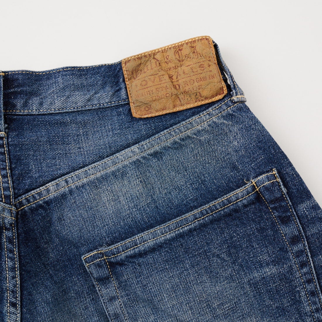 GOLD [ゴールド] 11.5oz 5ポケットワイドデニムパンツ [GL42621H] 128 NAVY