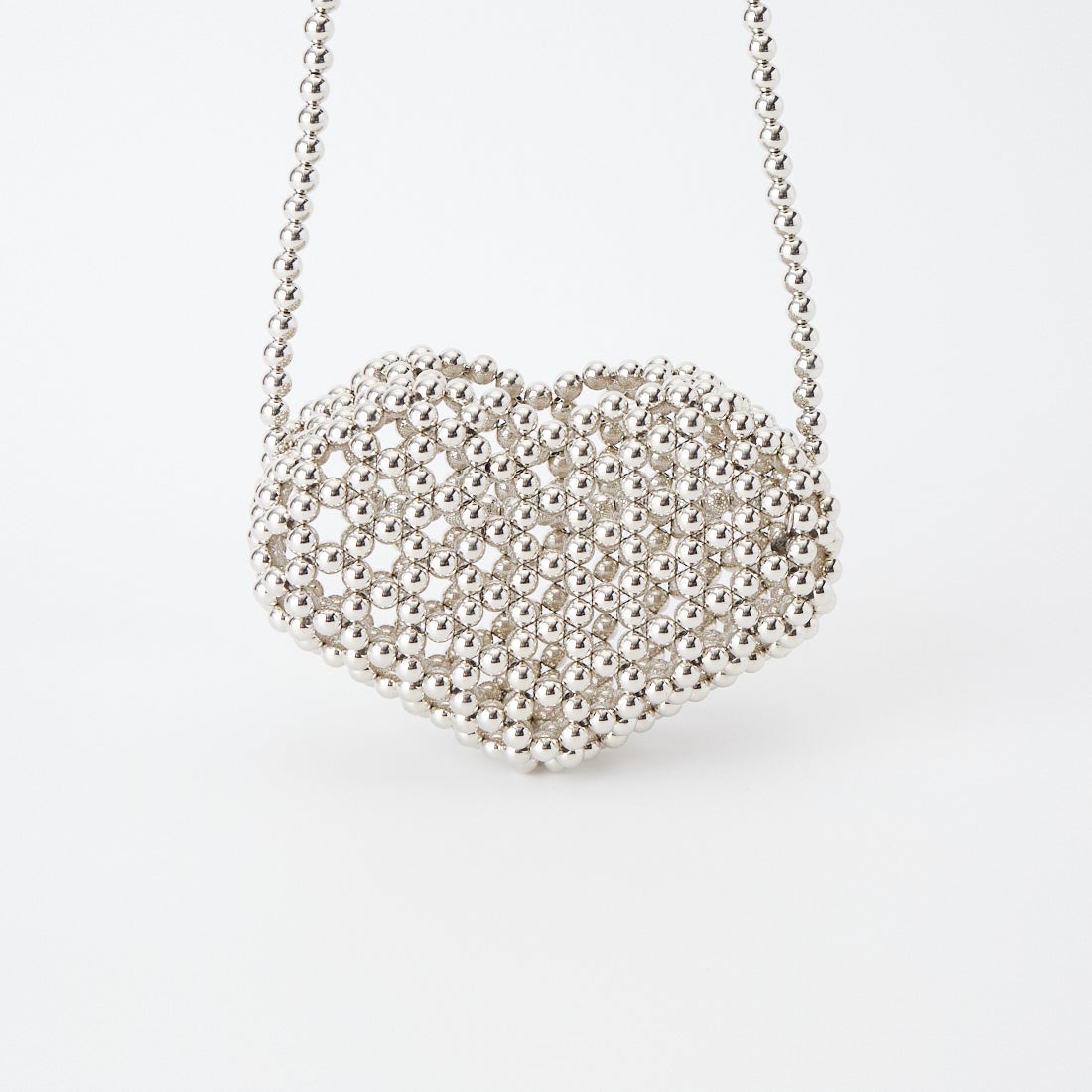 ISSHU [イッシュ] 3Dハートショルダーバッグ [61ISI3DHS] SILVER