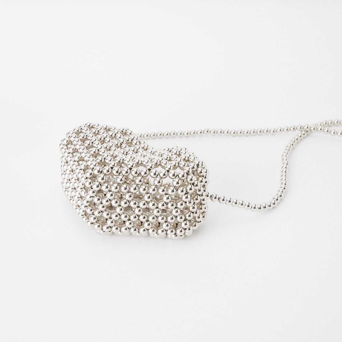ISSHU [イッシュ] 3Dハートショルダーバッグ [61ISI3DHS] SILVER