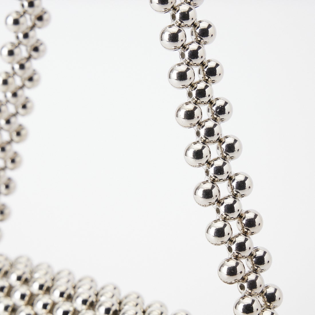 ISSHU [イッシュ] シルバービーズショルダーバッグ [61ISITB2S] SILVER