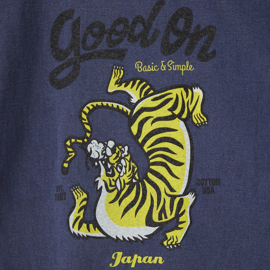 Good On [グッドオン] TIGER ショートスリーブTシャツ [OLSS1325P] P-NAVY