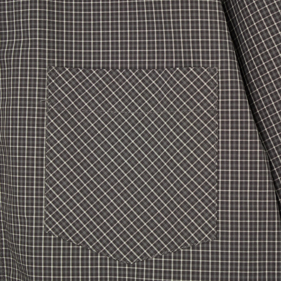 SLICK [スリック] ミニチェックドローストリングシャツ [5220273] 700 BLACK