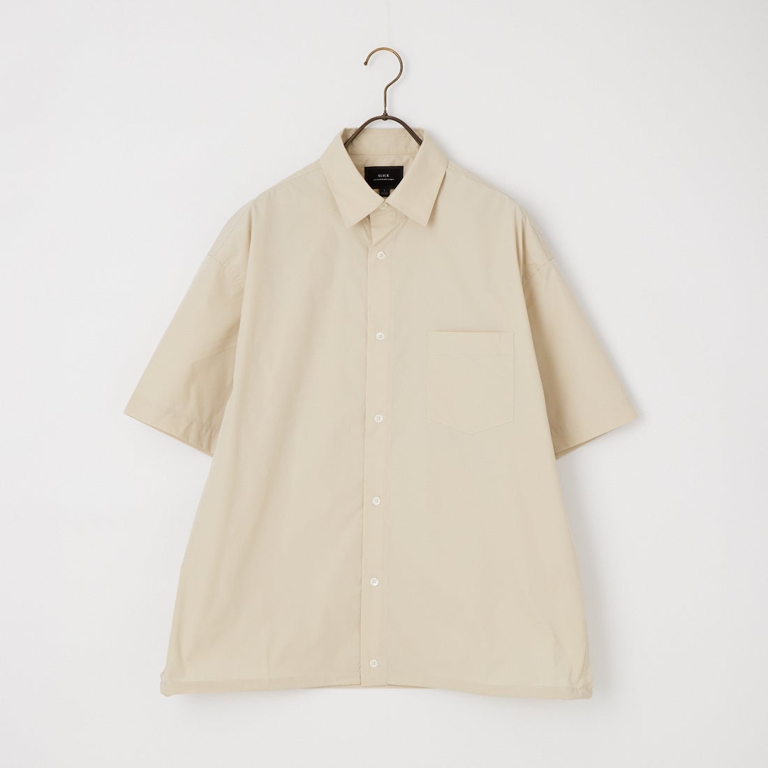 SLICK [スリック] コットンライクタイプライター ドローストリングシャツ [5220272] 520 GRAY B