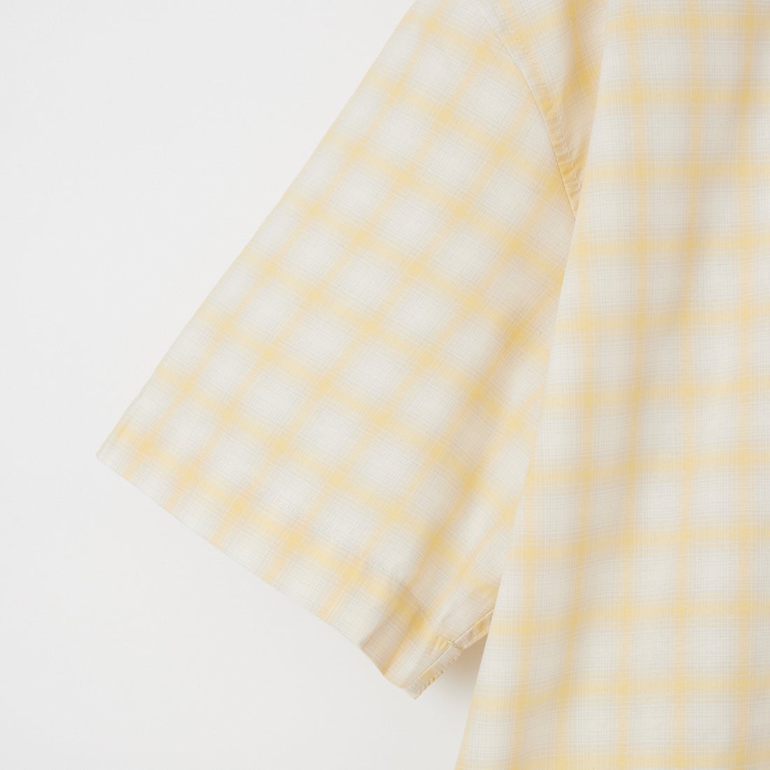 SLICK [スリック] オンブレチェックドローストリングシャツ [5220274] 900 WHITE