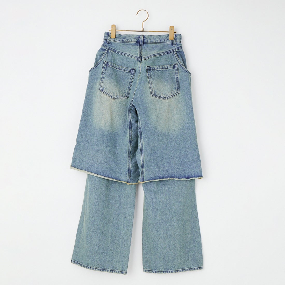 MAISON SPECIAL [メゾンスペシャル] レイヤードデニムパンツ [21261465817] BLU