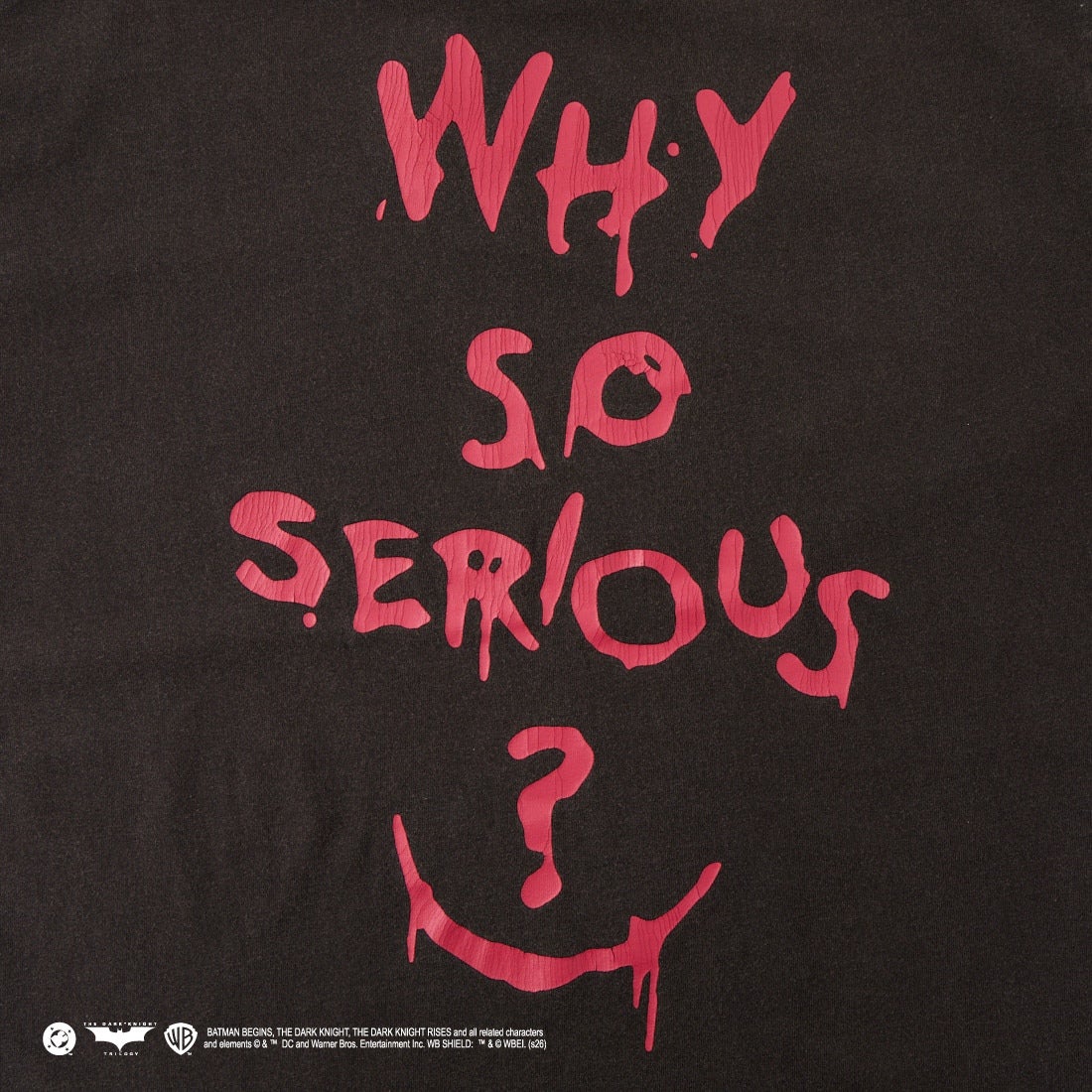 Jeans Factory Clothes [ジーンズファクトリークローズ] ダメージキャラクターTシャツ / THE JOKER [JFC-262-033] BLACK