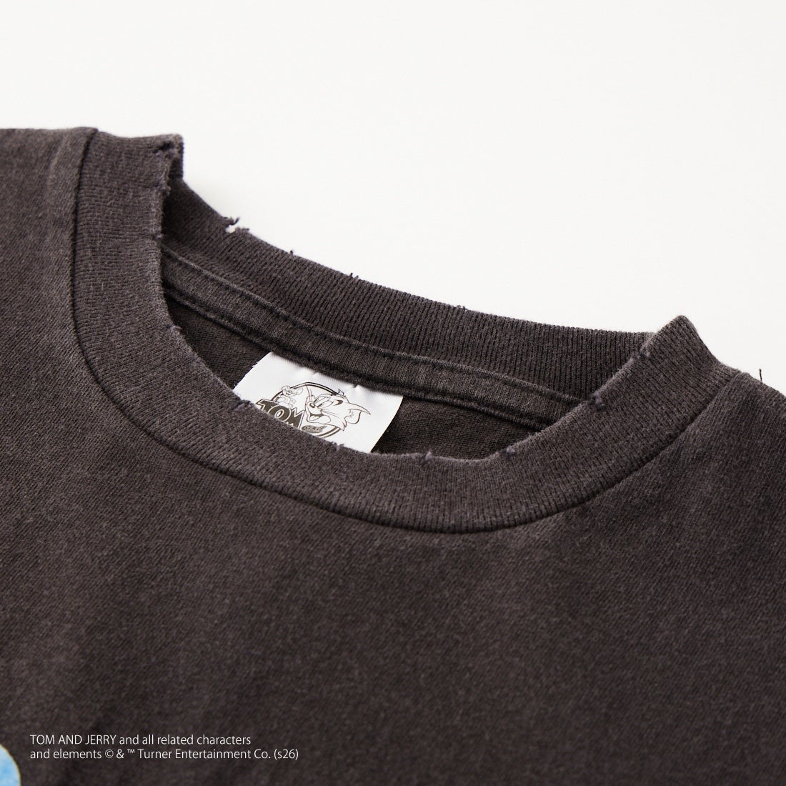 Jeans Factory Clothes [ジーンズファクトリークローズ] ダメージキャラクターTシャツ / DROOPY [JFC-262-034] BLACK