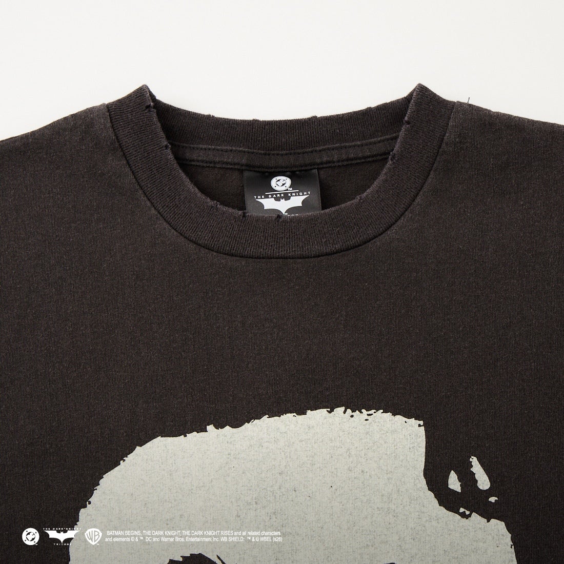 Jeans Factory Clothes [ジーンズファクトリークローズ] ダメージキャラクターTシャツ / THE JOKER [JFC-262-033] BLACK