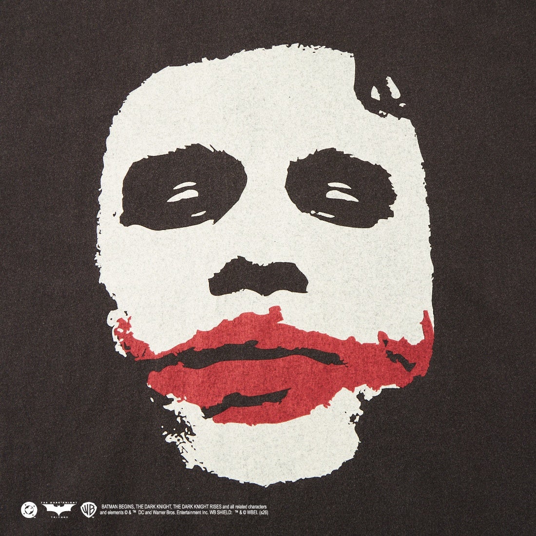 Jeans Factory Clothes [ジーンズファクトリークローズ] ダメージキャラクターTシャツ / THE JOKER [JFC-262-033] BLACK