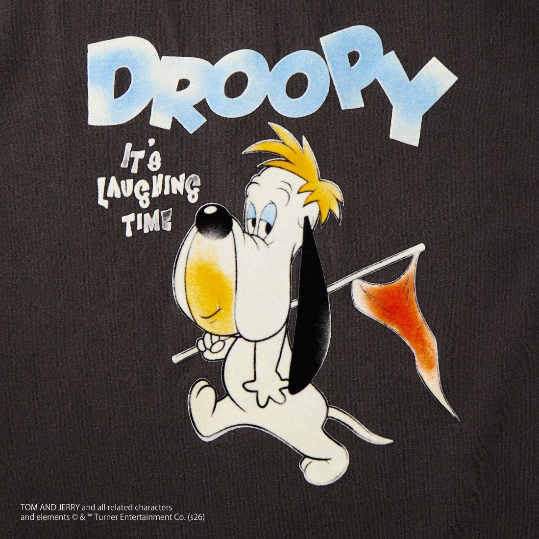 Jeans Factory Clothes [ジーンズファクトリークローズ] ダメージキャラクターTシャツ / DROOPY [JFC-262-034] BLACK