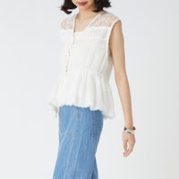 01 ﾎﾜｲﾄ&&モデル身長：162cm 着用サイズ：F&&