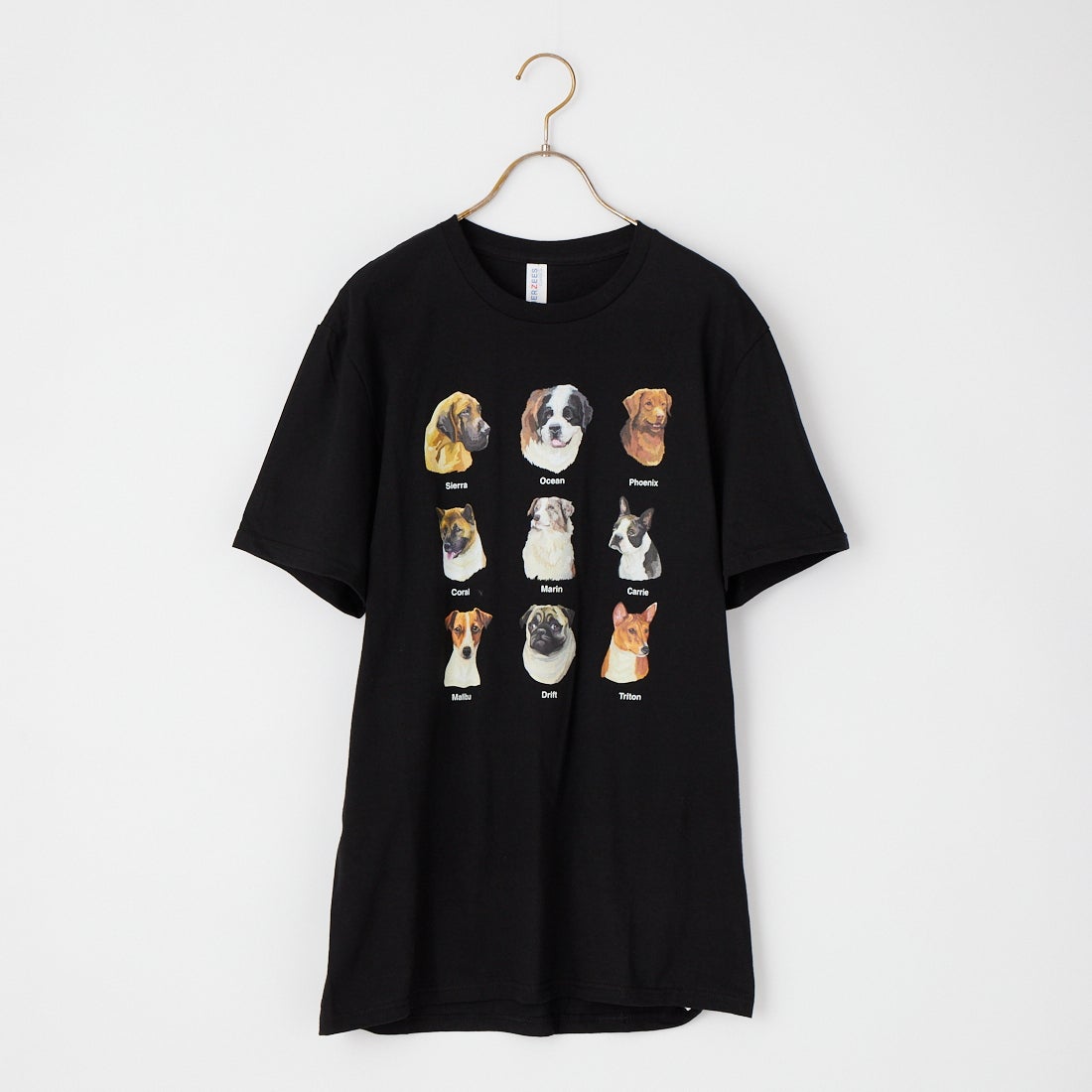 JERZEES [ジャージーズ] 9DOGS ショートスリーブTシャツ [JZ26S008] BLACK