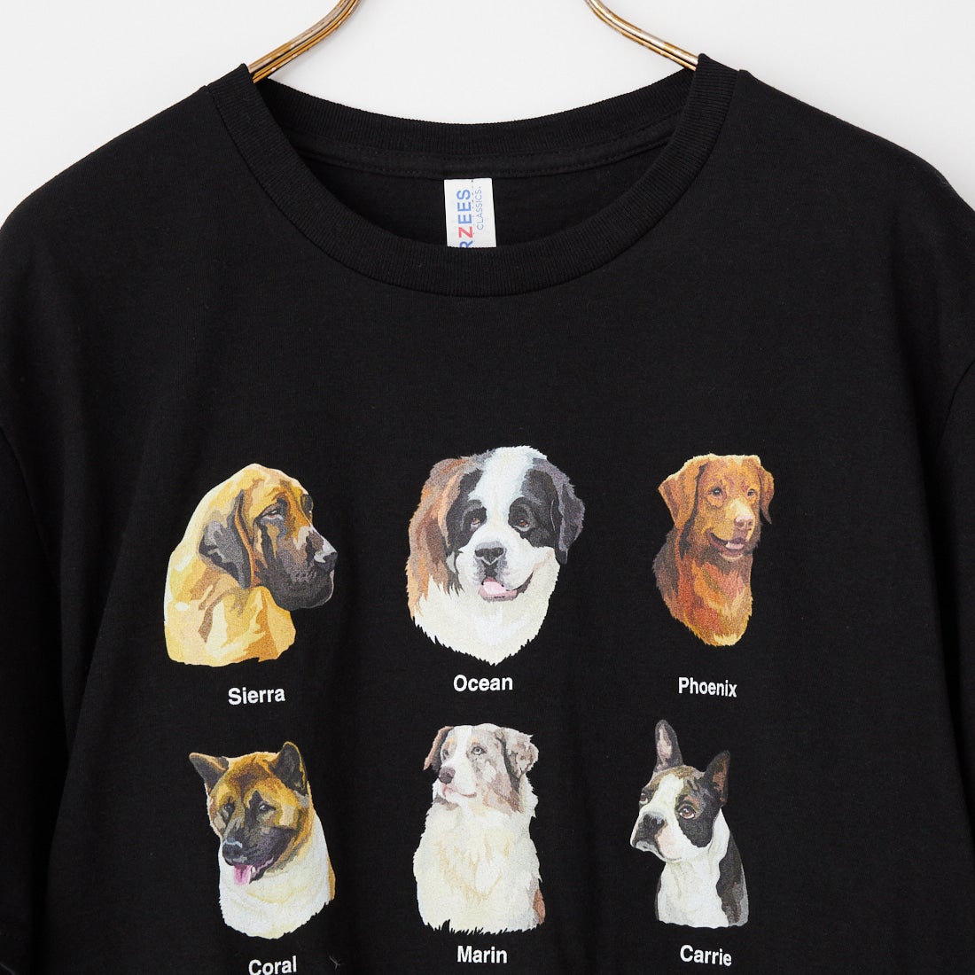 JERZEES [ジャージーズ] 9DOGS ショートスリーブTシャツ [JZ26S008] BLACK