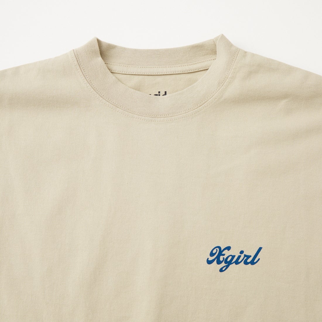 X-girl [エックスガール] スプレーフェイス 半袖Tシャツワンピース [105262041011] BEIGE