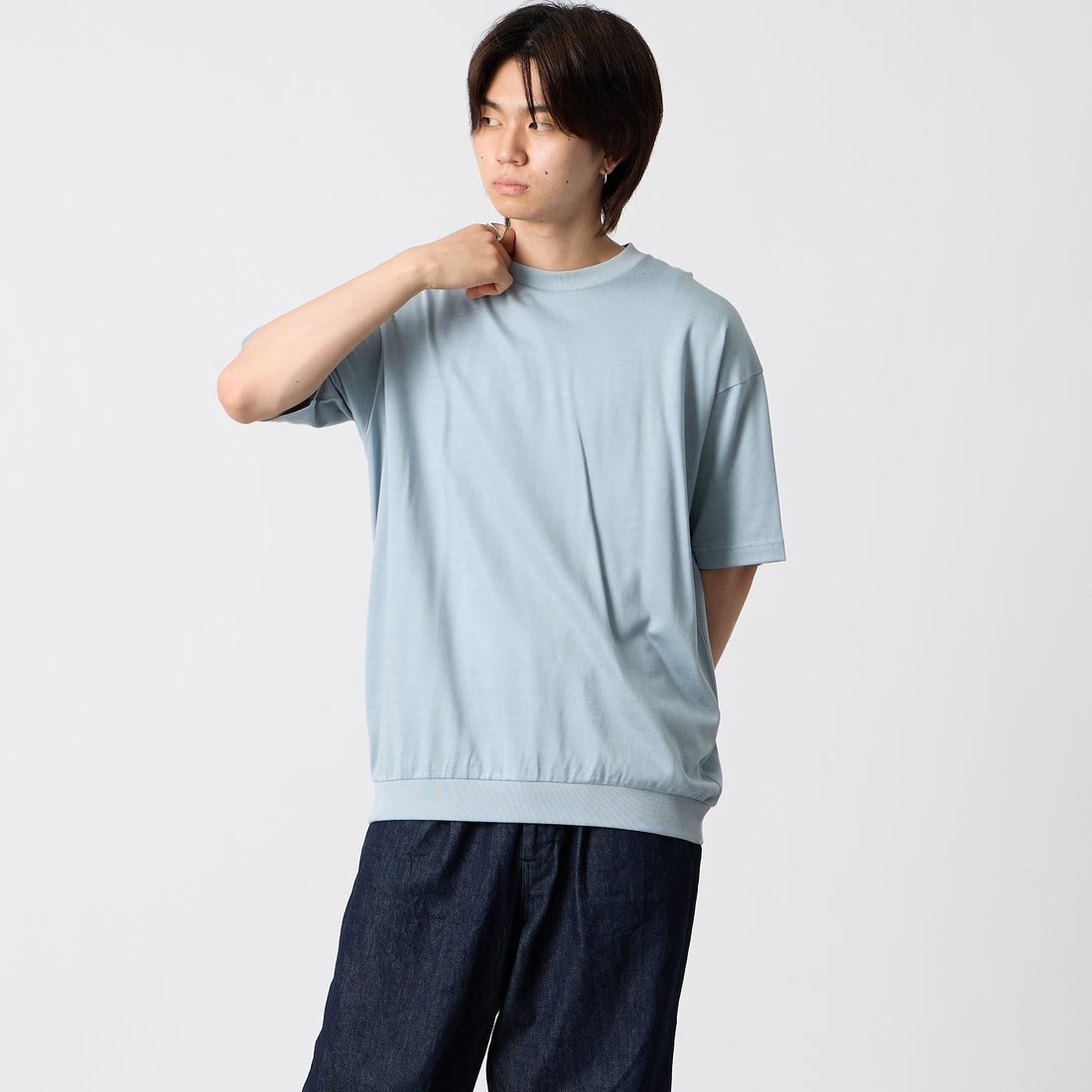 P.BLUE&&モデル身長：177cm 着用サイズ：M&&