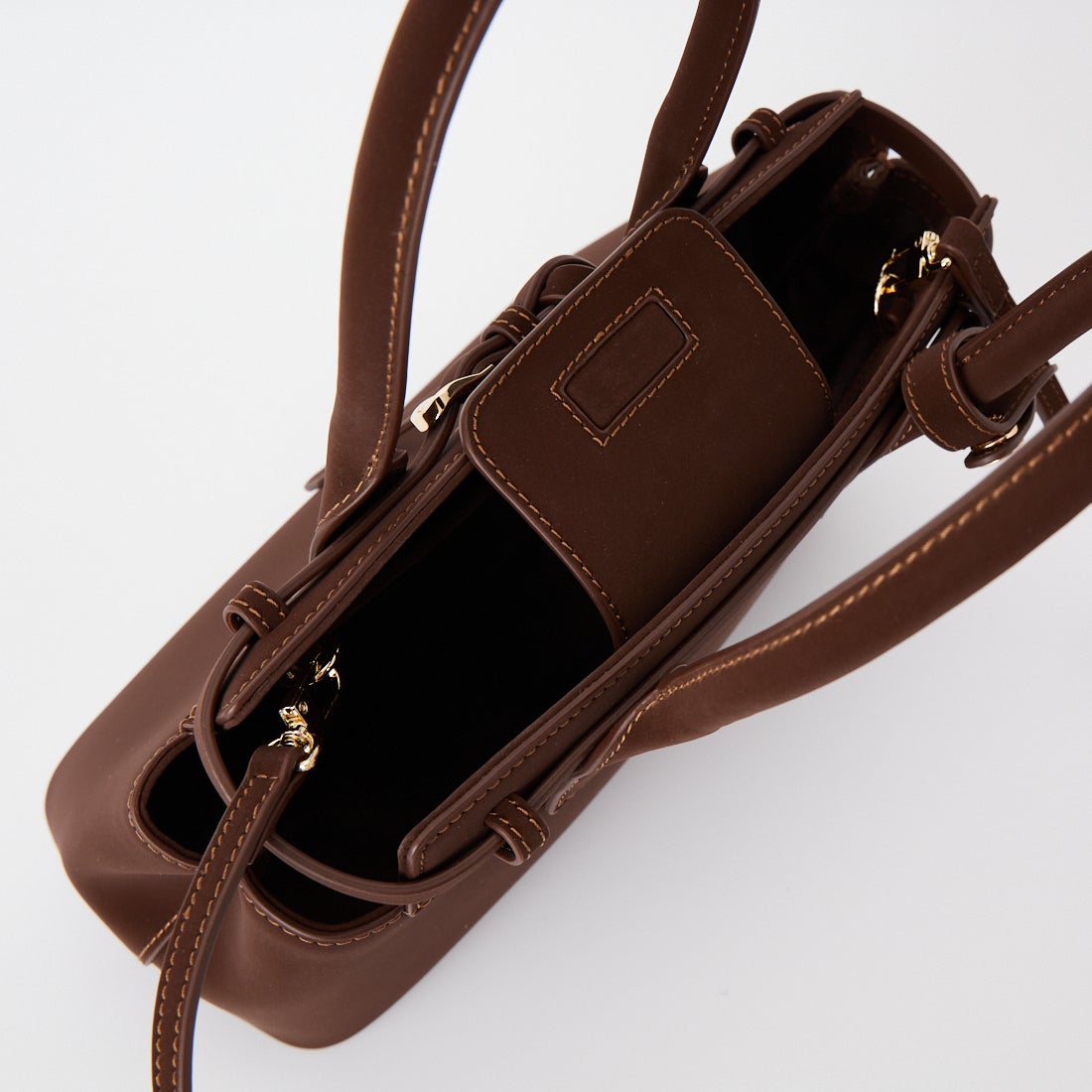 Maison de Z [メゾン ド ゼット] 2WAY ベルトレザーバッグ [KB-S] BROWN SEDE