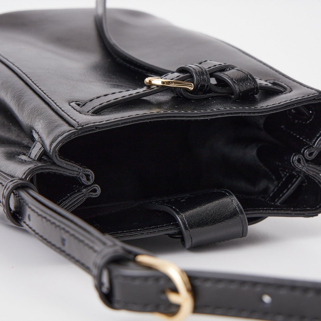 Maison de Z [メゾン ド ゼット] 2WAY レザーワンショルダーバッグ [KDB] BLACK