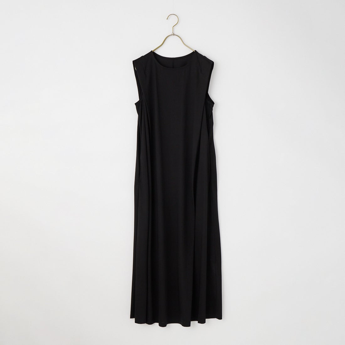 Jeans Factory Clothes [ジーンズファクトリークローズ] 接触冷感ノースリーブタックワンピース [21268058] 004 ﾌﾞﾗｯｸ