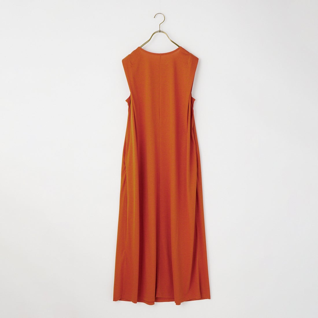 Jeans Factory Clothes [ジーンズファクトリークローズ] 接触冷感ノースリーブタックワンピース [21268058] 020 ｵﾚﾝｼﾞ
