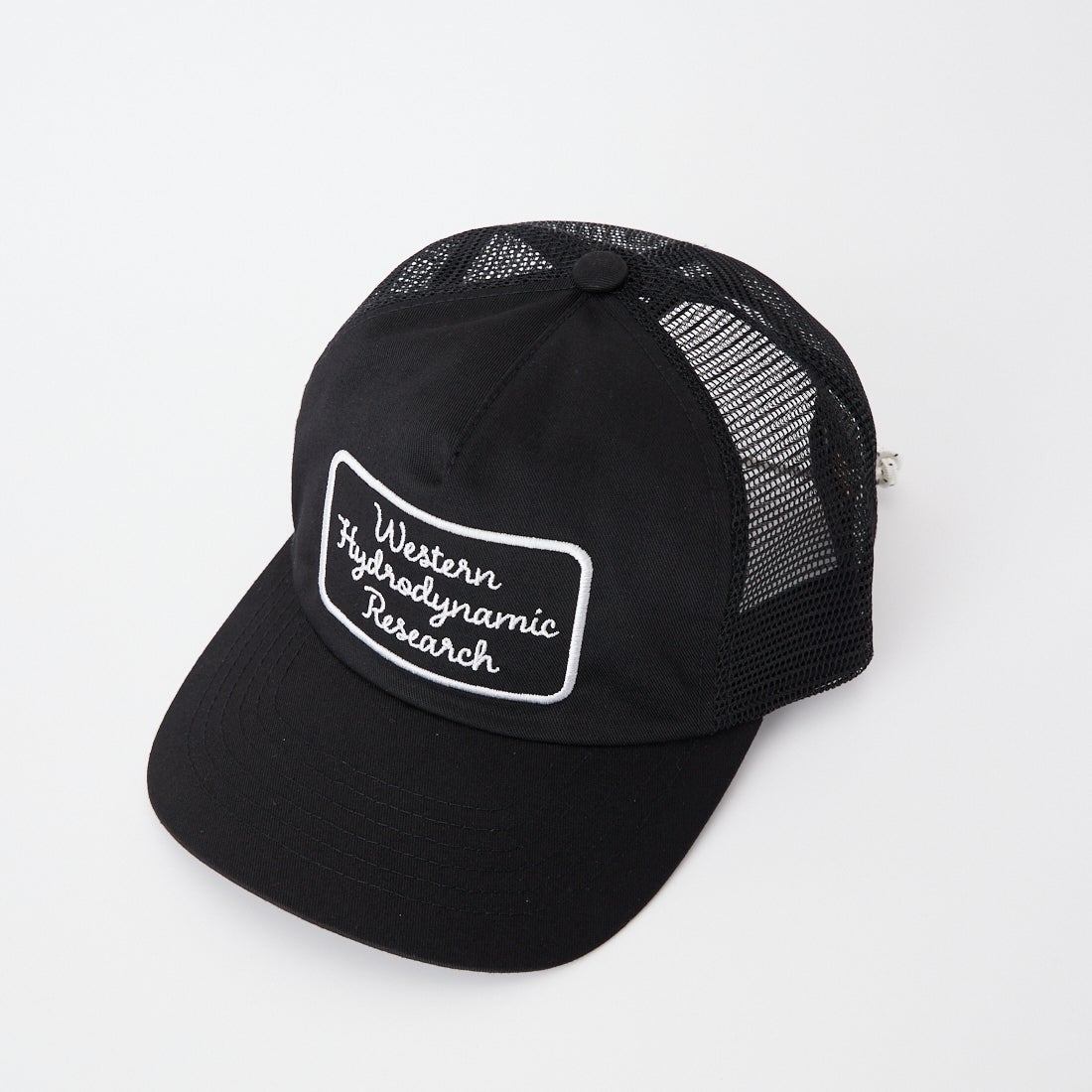 WHR [ダブルエイチアール] スクリプトロゴプロモハット [WHR-SCTR-HAT] BLACK