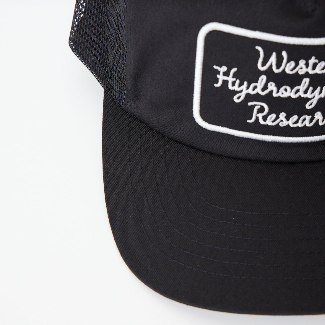 WHR [ダブルエイチアール] スクリプトロゴプロモハット [WHR-SCTR-HAT] BLACK