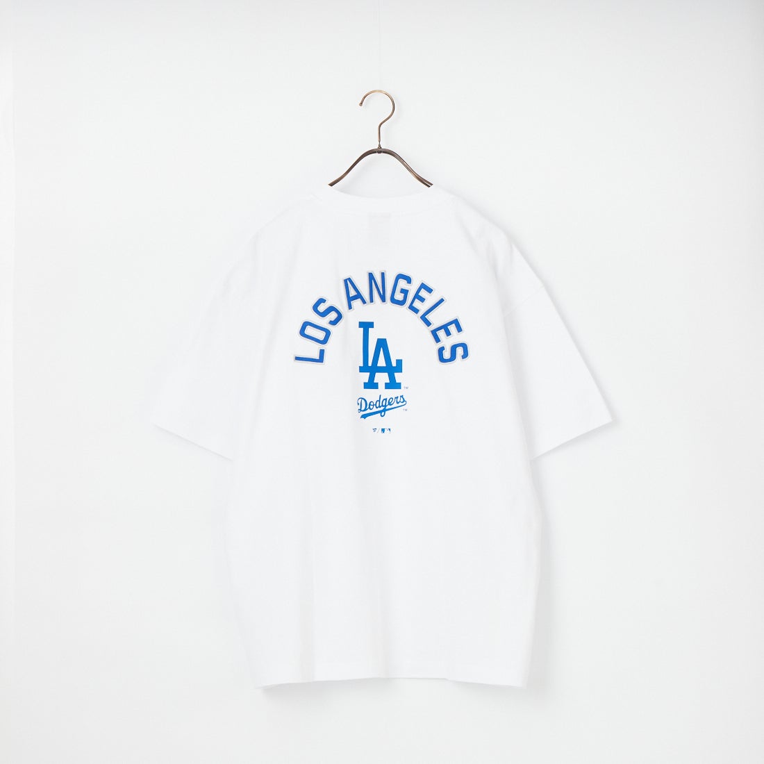 Fanatics [ファナティクス] 別注 MLBロゴ バックプリント ショートスリーブTシャツ [ML0126SS0012-JF] WHITE LA