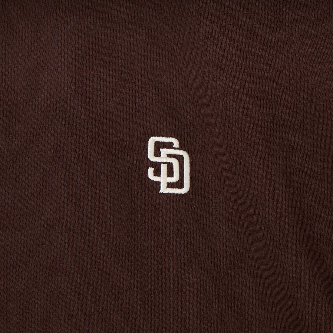 Fanatics [ファナティクス] 別注 MLBロゴ バックプリント ショートスリーブTシャツ [ML0126SS0012-JF] BROWN SD