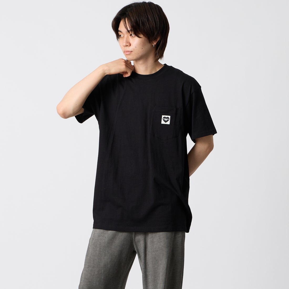BLACK/BLAC&&モデル身長：177cm 着用サイズ：M&&