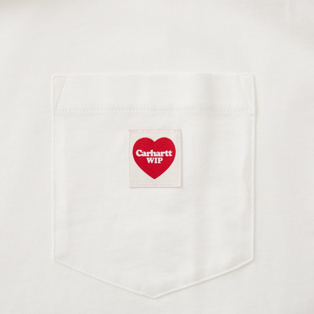carhartt WIP [カーハートダブリューアイピー] ショートスリーブポケットハートTシャツ [I032128] WHITE/RED