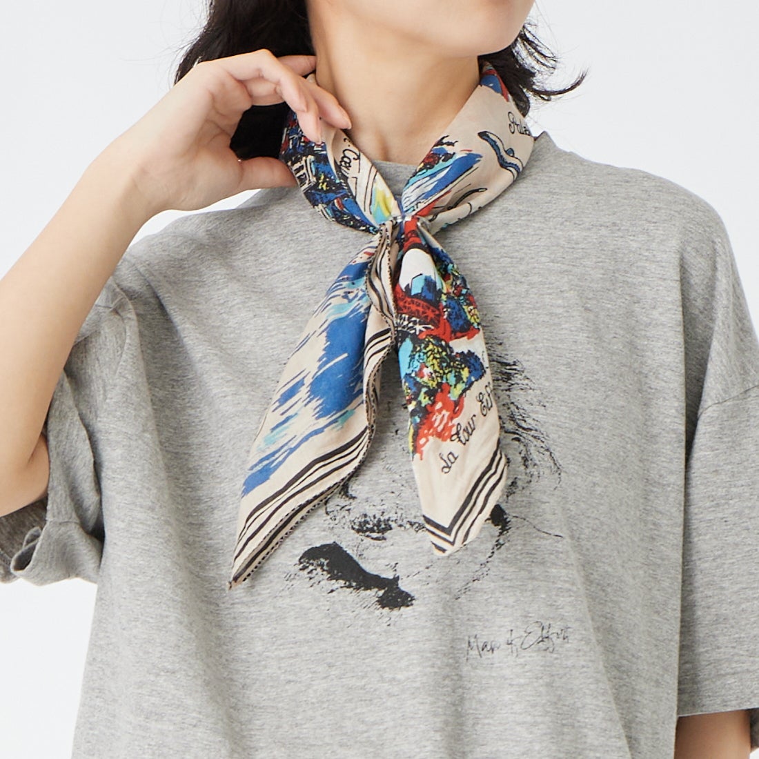 Bindu [ビンドゥー] マッププリントスカーフ [BBB2139] PARIS-NAT