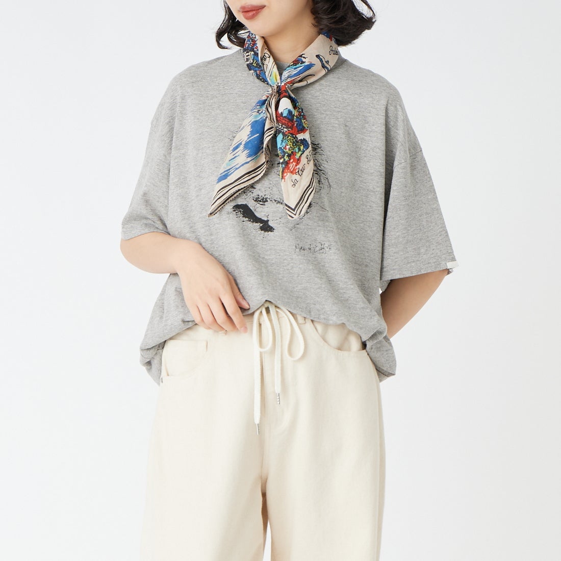 Bindu [ビンドゥー] マッププリントスカーフ [BBB2139] PARIS-NAT