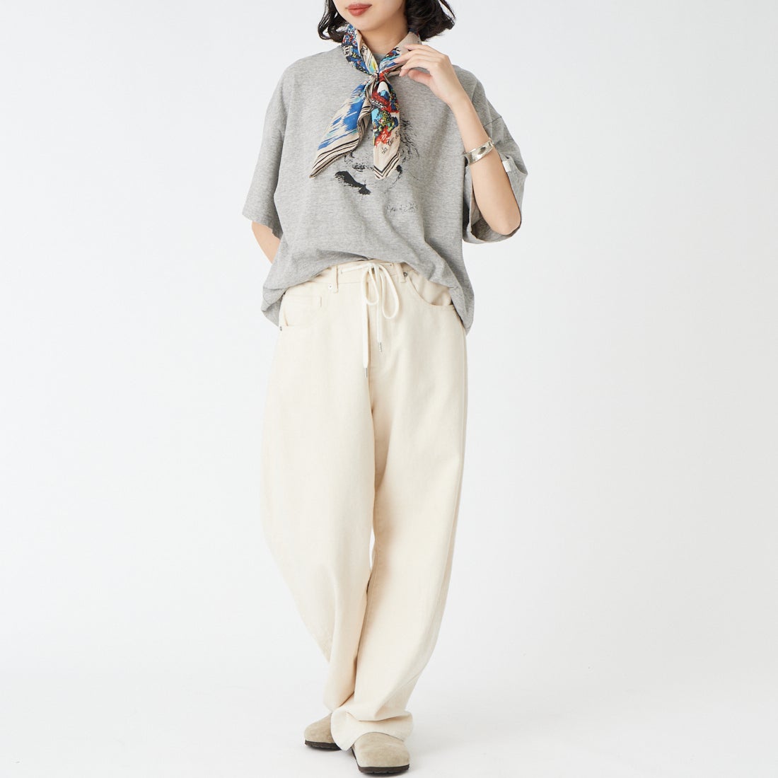 Bindu [ビンドゥー] マッププリントスカーフ [BBB2139] PARIS-NAT