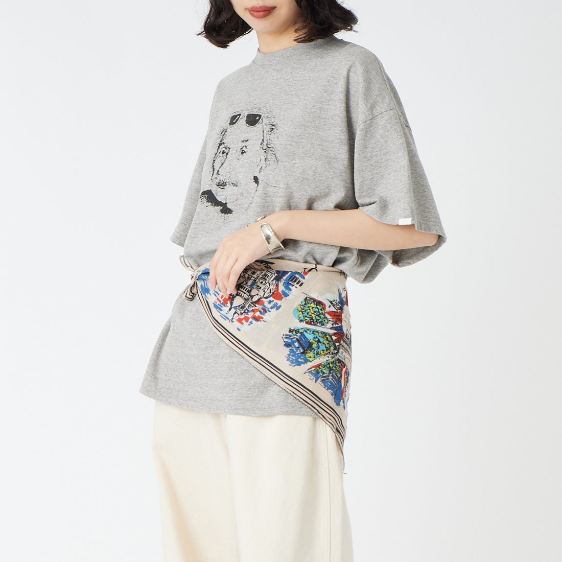 Bindu [ビンドゥー] マッププリントスカーフ [BBB2139] PARIS-NAT