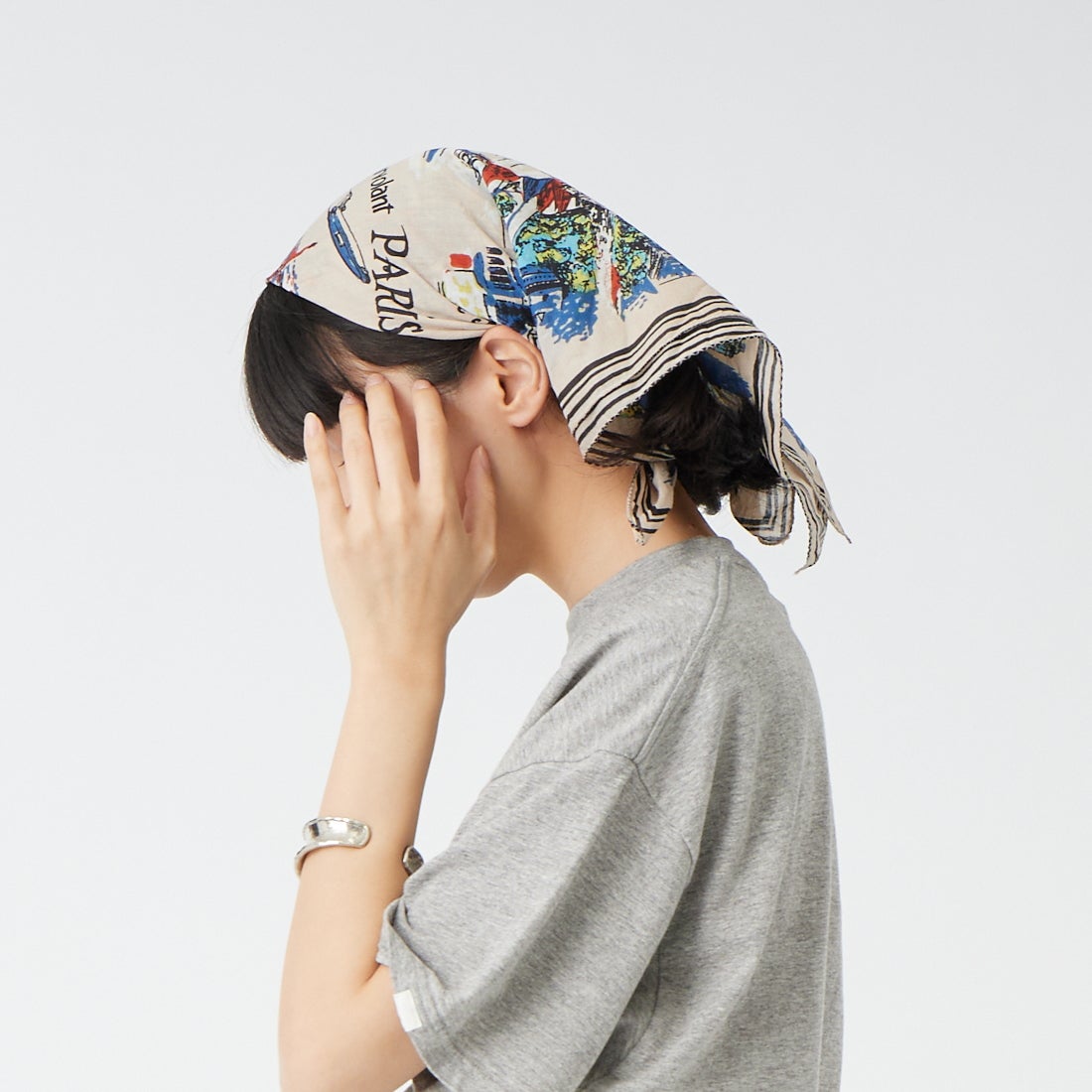 Bindu [ビンドゥー] マッププリントスカーフ [BBB2139] PARIS-NAT