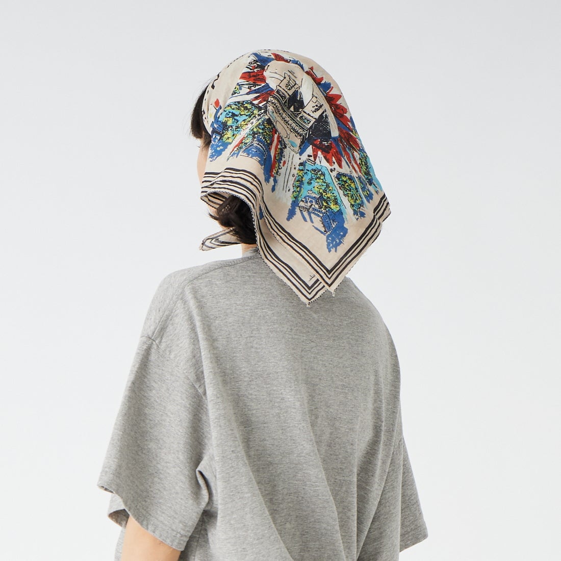 Bindu [ビンドゥー] マッププリントスカーフ [BBB2139] PARIS-NAT