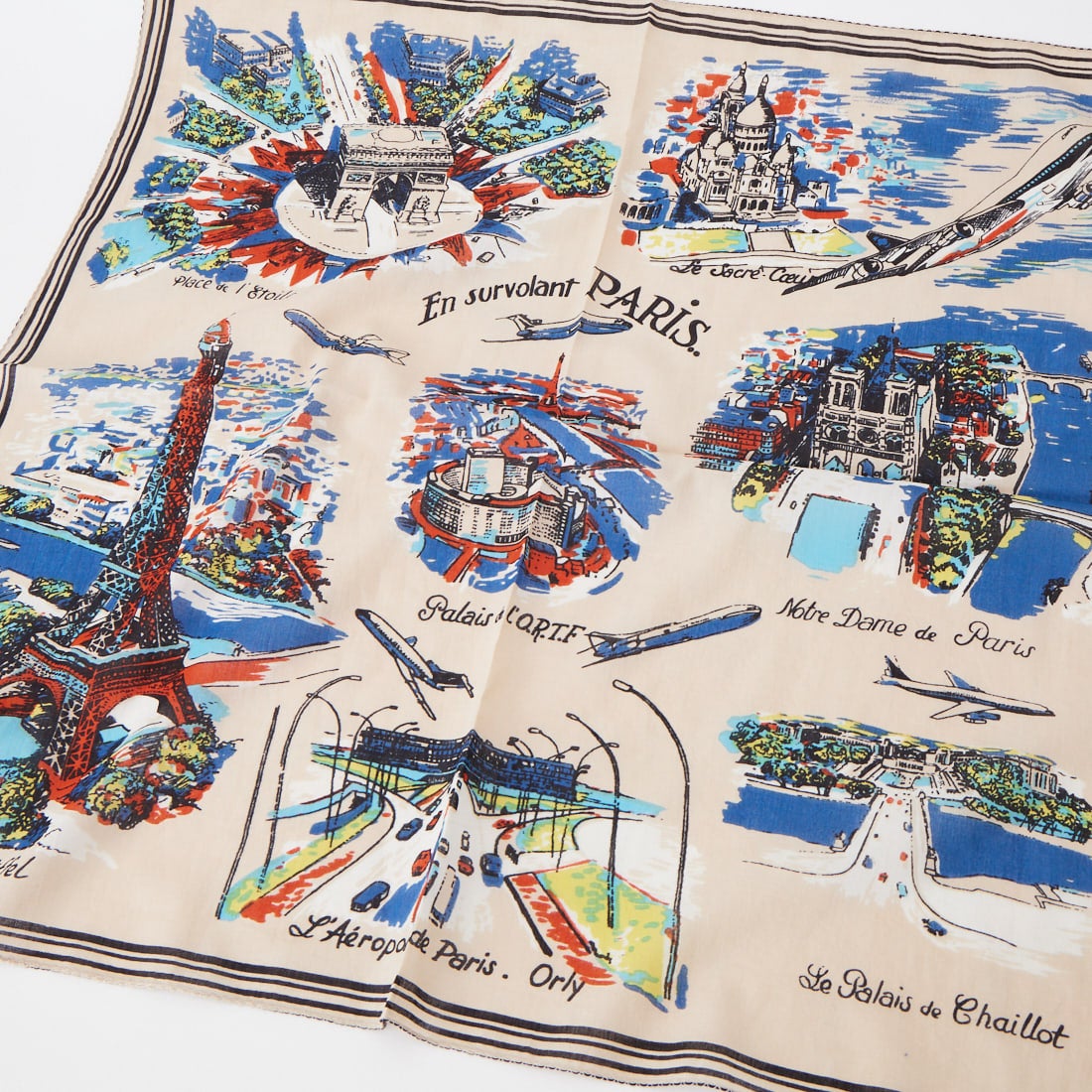 Bindu [ビンドゥー] マッププリントスカーフ [BBB2139] PARIS-NAT