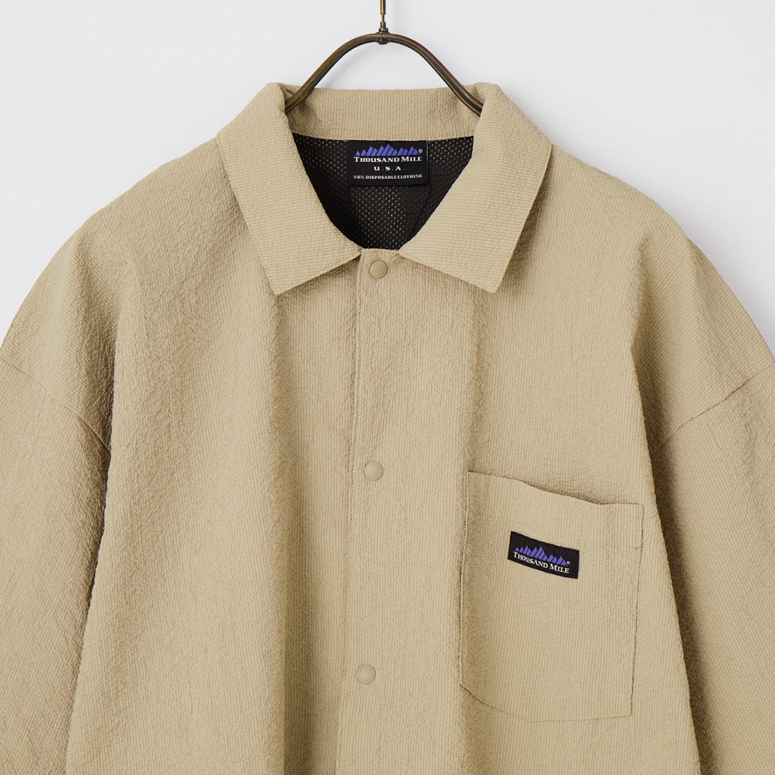 THOUSAND MILE [サウザンド マイル] 別注 ショートスリーブシャツ パンツセットアップ [TM261SS50841-JF] 23 BEIGE