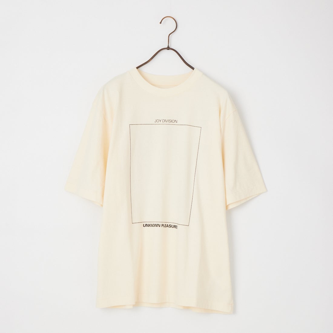 blurhms ROOTSTOCK [ブラームス ルーツストック] JD UNKNOWN PLEASURES  スタンダードプリントTシャツ [BROOTS25S33S26JD005] 01 IVORY