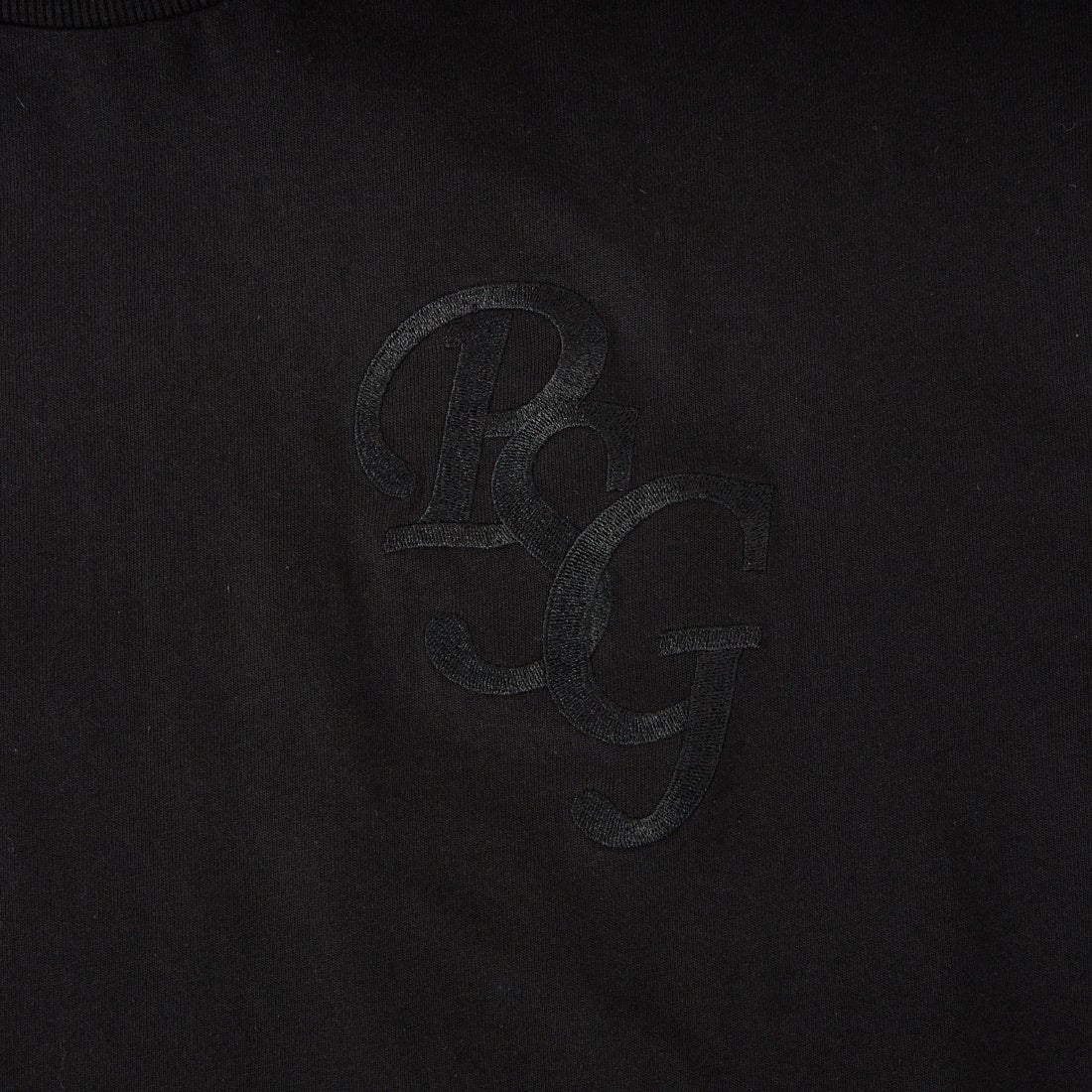 PARIS SAINT-GERMAN [パリ・サンジェルマン] 別注 ワンポイント刺繍ロゴ ショートスリーブTシャツ [PS0126SS0009-JF] BLACK