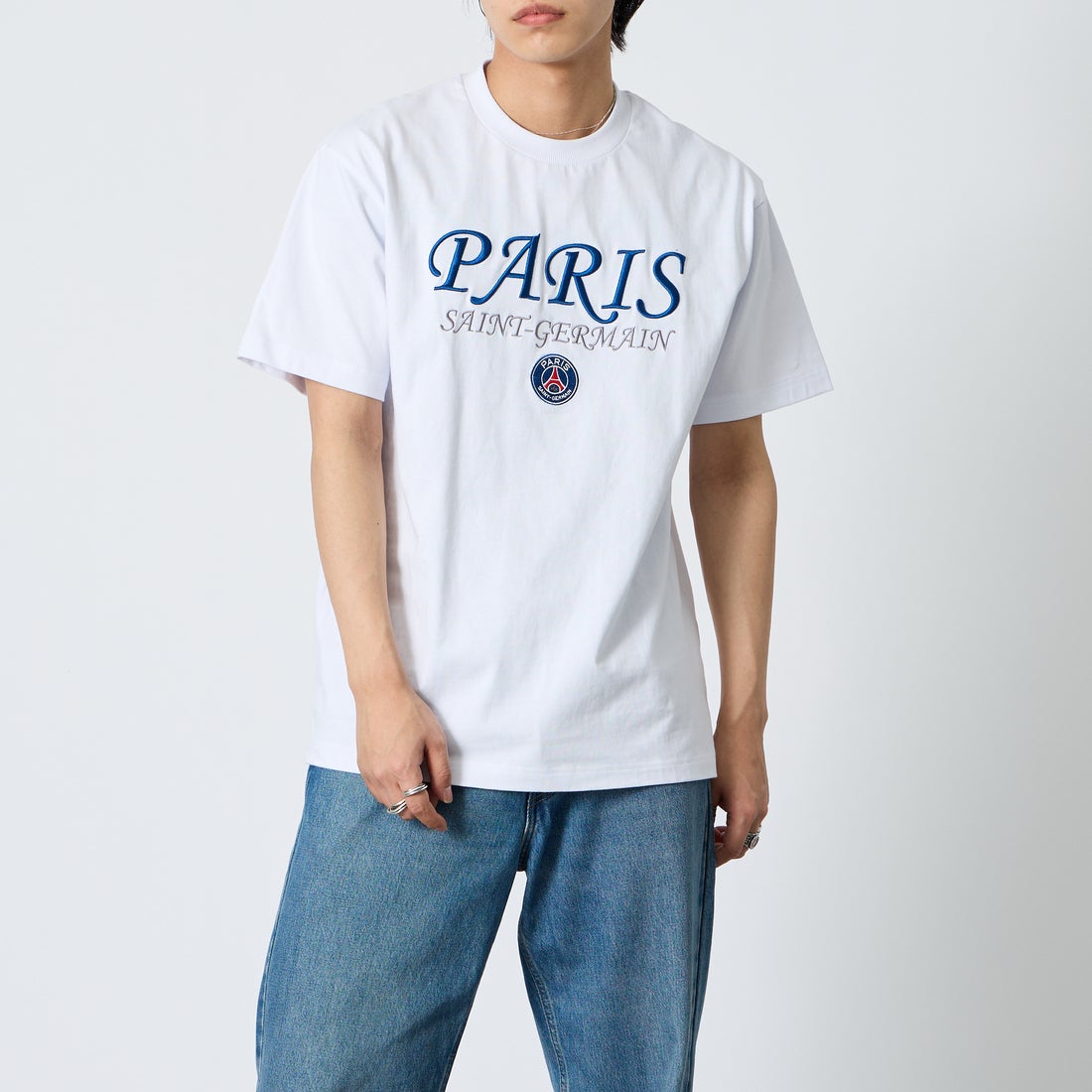 WHITE&&モデル身長：179cm 着用サイズ：L&&