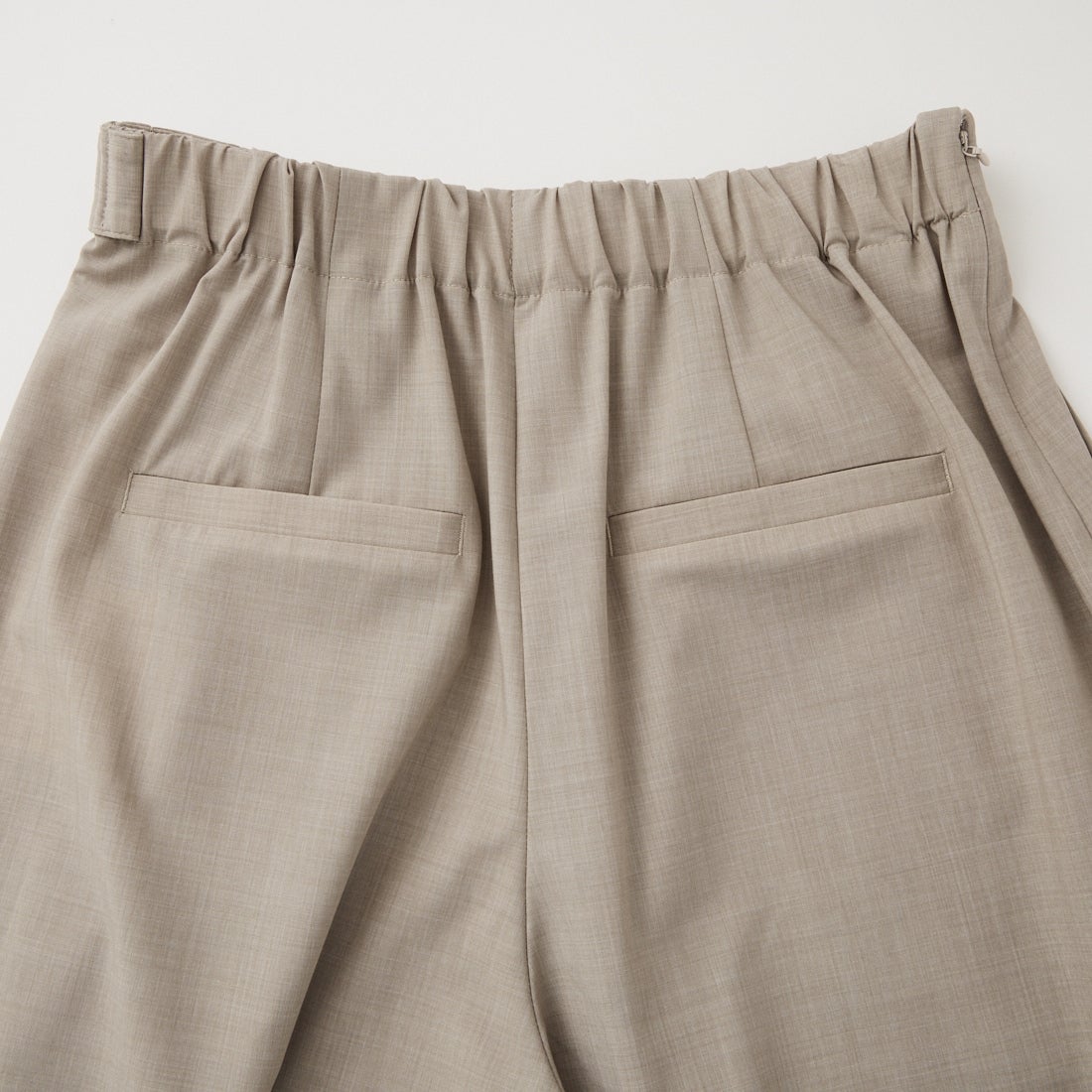CHIGNON [シニヨン] 梳毛調ベルト付ラップパンツ [3262-334MK] BEIGE