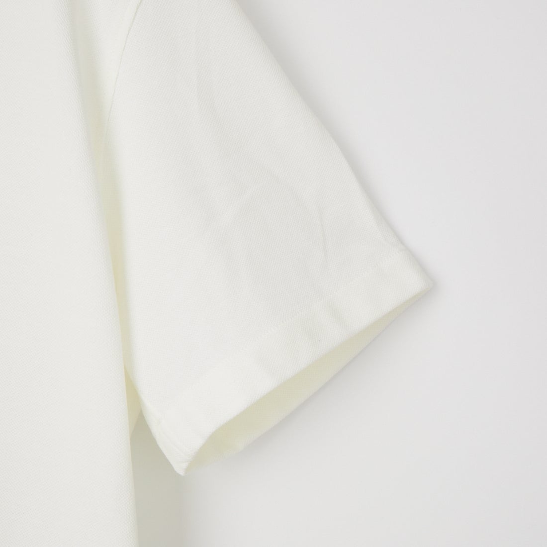 LACOSTE [ラコステ] 鹿の子地オープンカラーシャツ [CH2347] 001 WHITE