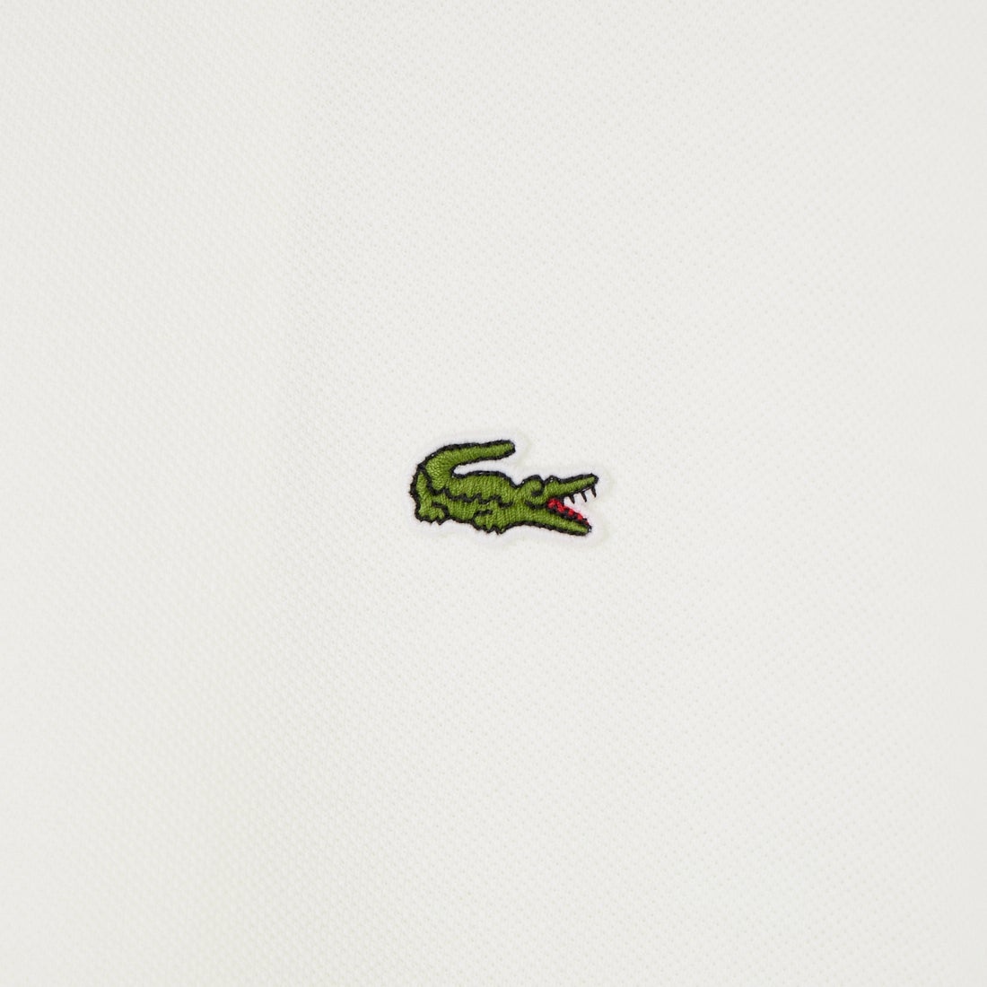 LACOSTE [ラコステ] 鹿の子地オープンカラーシャツ [CH2347] 001 WHITE