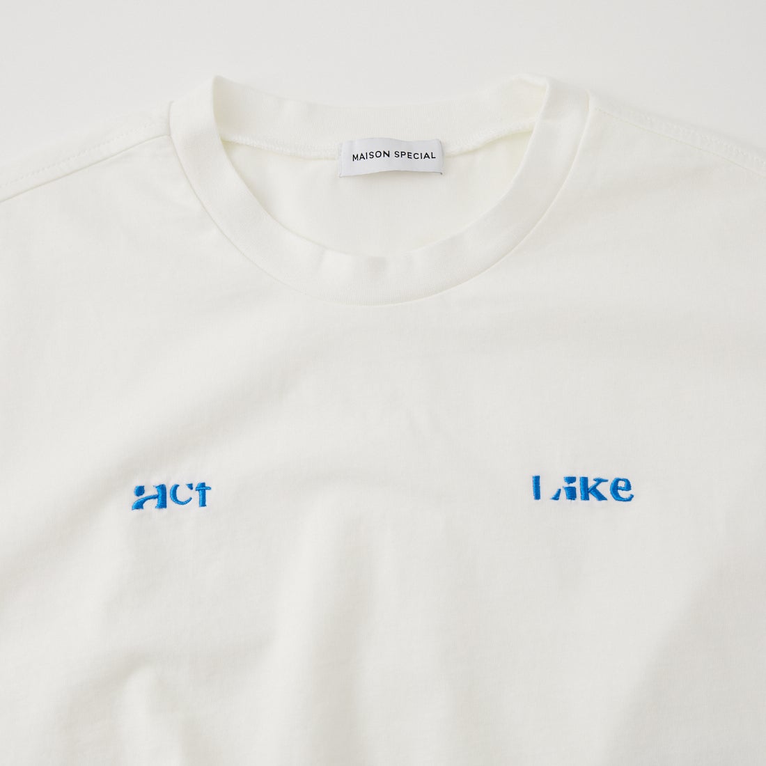 MAISON SPECIAL [メゾンスペシャル] バルーンTシャツ [21261415313] WHT