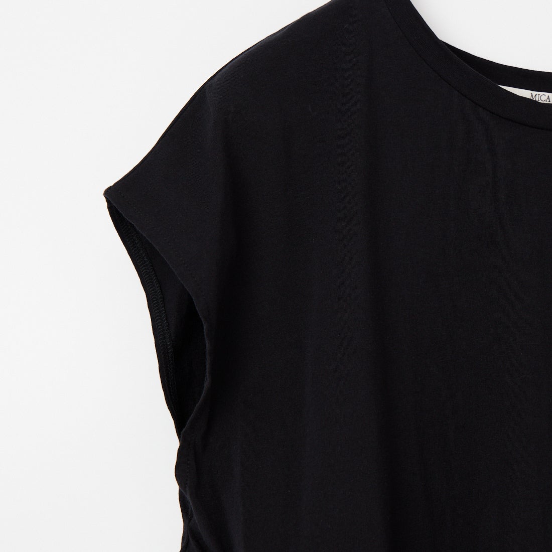 MICA&DEAL [マイカアンドディール] ドッキングフレアTシャツ [0126209138] BLACK