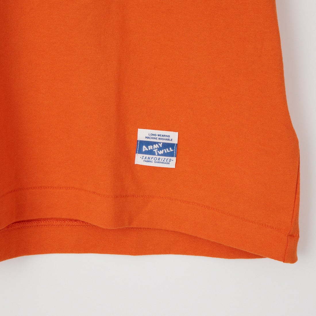 ARMY TWILL SANFORIZED [アーミーツイル サンフォライズド] ハーフスリーブプリントTシャツ [AM-2613012] ORANGE